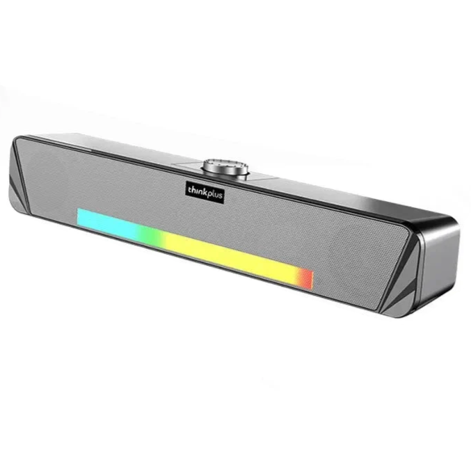 Coluna LENOVO TS33 Bluetooth 5.0 / com cabo - Barra de Som 360º Surround, Subwoofer de Áudio, Ideal para Casa e Computador Coluna LENOVO TS33 Bluetooth 5.0 / com cabo - Barra de Som 360º Surround, Subwoofer de Áudio, Ideal para Casa e Computador